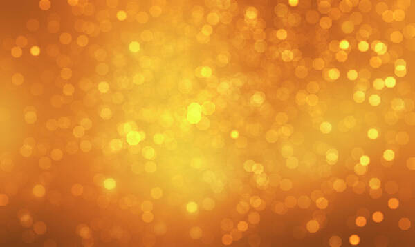Particle Art Print featuring the photograph Gold Sparks by Brainmaster