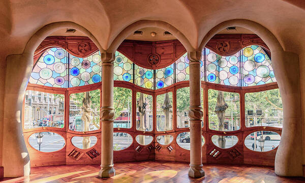 Casa Batllo Art Print featuring the photograph Good Morning by Slow Fuse Photography