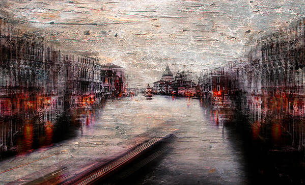 Venice Art Print featuring the photograph Gran Canal -venice by Carmine Chiriac