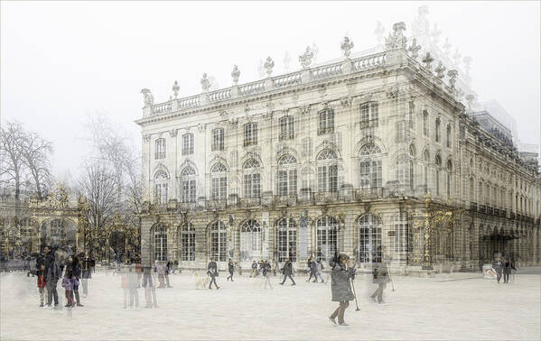Surreal Art Print featuring the photograph Place Stanislas by Gilbert Claes
