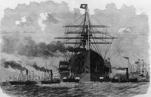 1850-1859 Art Print featuring the digital art Sail And Steam by Hulton Archive