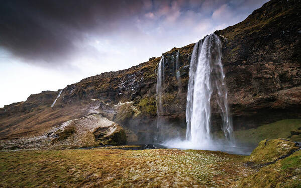 Iceland Art Print featuring the photograph Seljalandsfoss by Framing Places