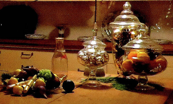 Longwood Gardens Art Print featuring the photograph Still Life in the Kitchen at Longwood Gardens by Linda Stern