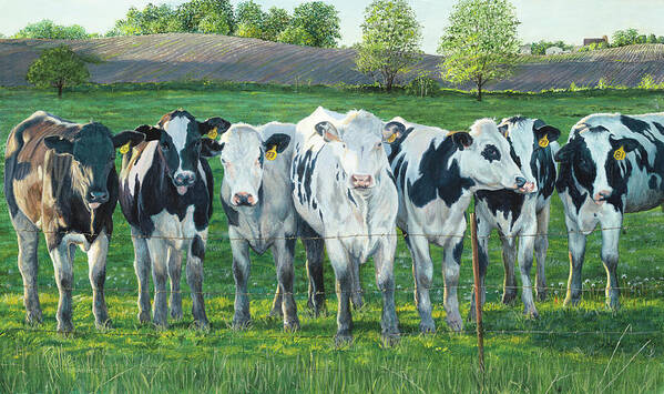 #faawildwings Art Print featuring the painting The Evening Moos by Wild Wings