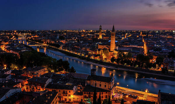 Tranquility Art Print featuring the photograph Verona by Marius Roman