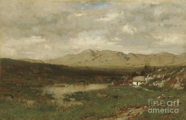 Oil Painting Art Print featuring the drawing View In County Kerry by Heritage Images