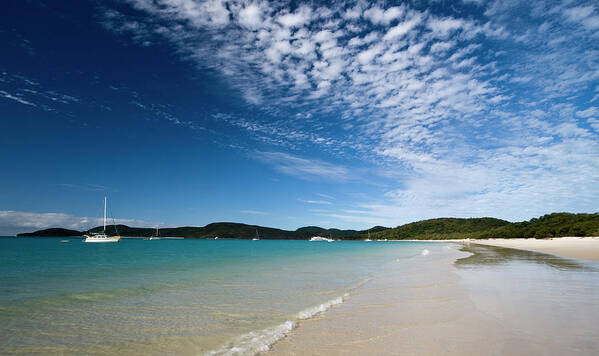 Great Barrier Reef Art Print featuring the photograph Whitehaven Beach by Samvaltenbergs