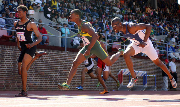 Sport Art Print featuring the photograph 112th Penn Relays - April 29, 2006 by Kirby Lee