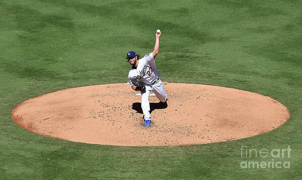 People Art Print featuring the photograph Clayton Kershaw #2 by Jayne Kamin-oncea