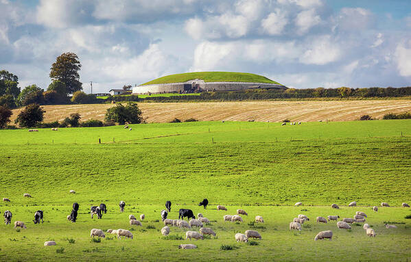 Ireland Art Print featuring the photograph Newgrange Burial Chamber, County Meath by Sublime Ireland