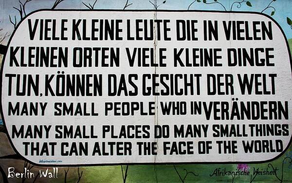 Germany Art Print featuring the photograph Berlin Wall #57 by Robert Grac