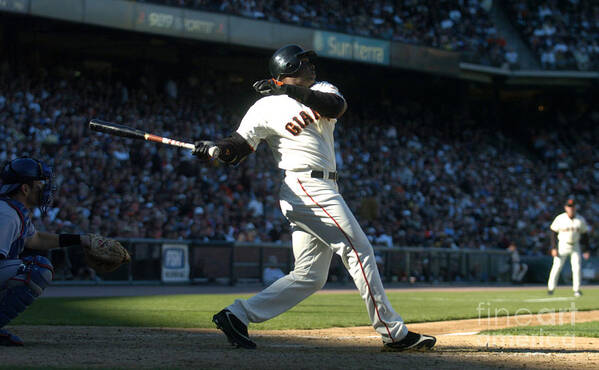 California Art Print featuring the photograph Barry Bonds by Kirby Lee