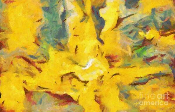 Savanna Art Print featuring the painting Abstract Savanna Colors by Stefano Senise