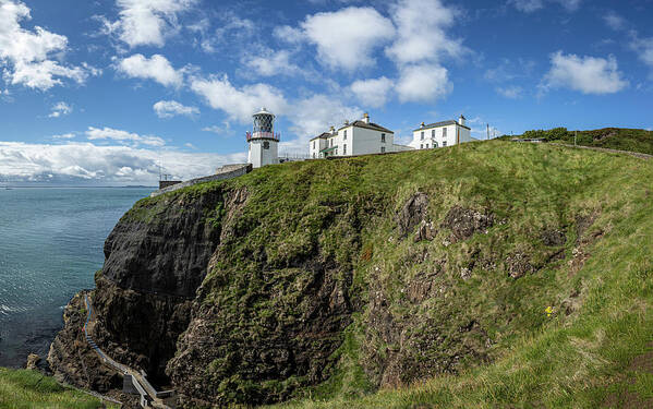 Lighthouse Art Print featuring the photograph Blackhead Lighthouse by Nigel R Bell