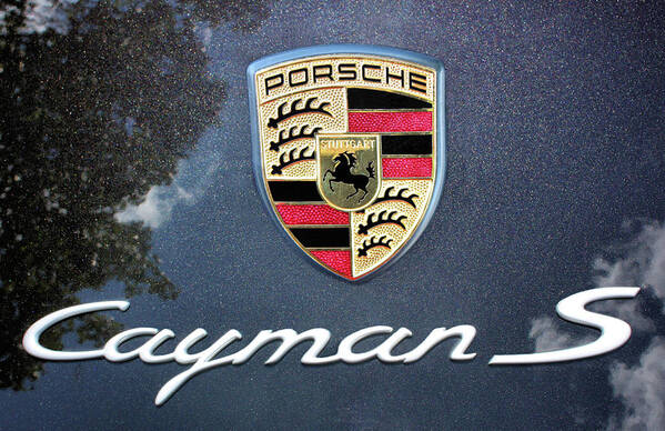 Porsche Art Print featuring the photograph Cayman S by Kristin Elmquist