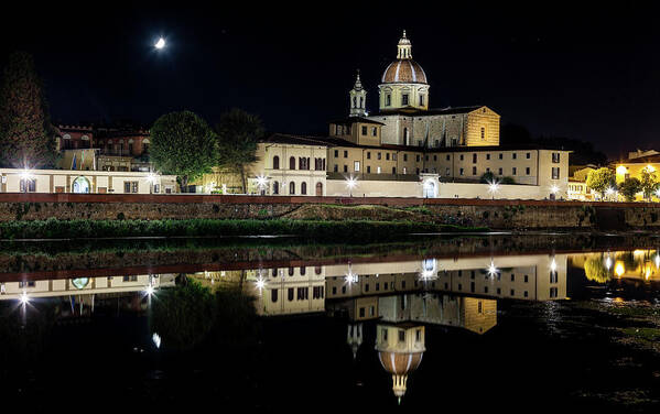 Arno Art Print featuring the photograph Chiesa di San Frediano in Cestello by Alexey Stiop