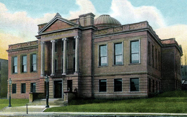 Duluth Art Print featuring the photograph Duluth Public Library, 1902 by Zenith City Press