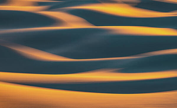 Abstract Art Print featuring the photograph Dunes In Motion by David Downs