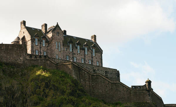 Castle Art Print featuring the photograph Edinburgh Castle landmark in Scotland United Kingdom by Michalakis Ppalis