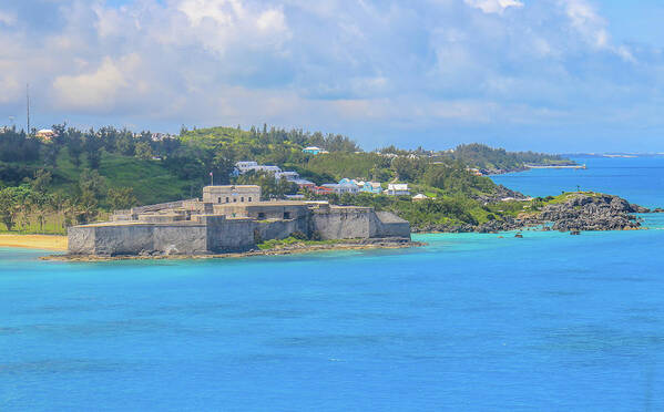 St. George Art Print featuring the photograph Fort St. Catherine in Bermuda by Auden Johnson