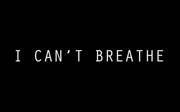 I Can't Breathe Art Print featuring the digital art I Can't Breathe by Susan Maxwell Schmidt
