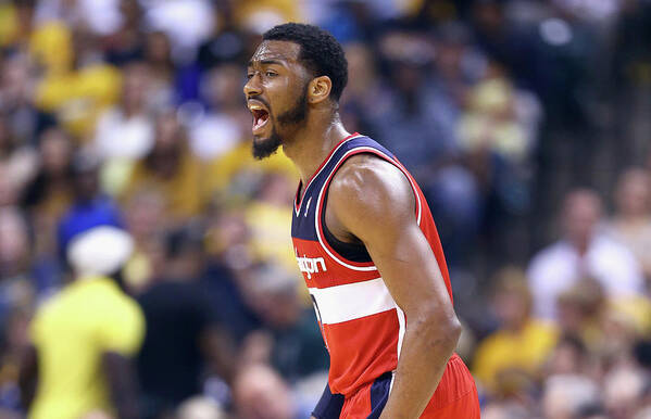 Playoffs Art Print featuring the photograph John Wall by Andy Lyons