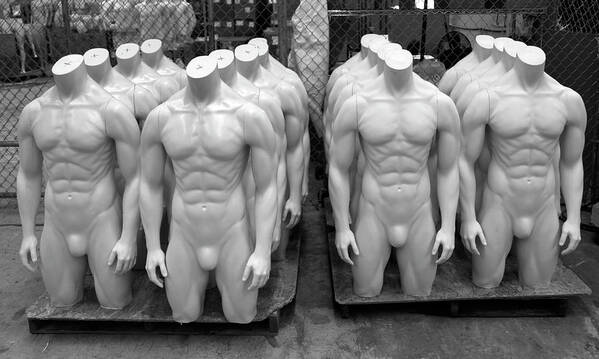 Men Art Print featuring the photograph Male Mannequins by Rick Wilking