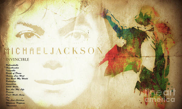 Michael Jackson, Invincible 2001 Album, Art Prints