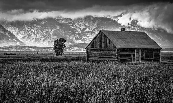 Grand Tetons National Park Art Print featuring the photograph Mormon Row by Norman Reid