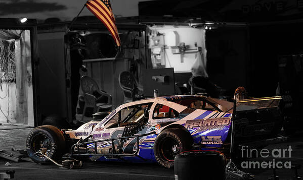Race Car Art Print featuring the photograph Race Ready by Sean Mills