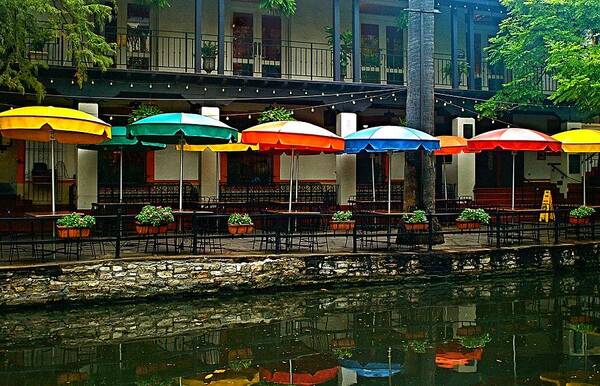 San Antonio Art Print featuring the photograph San Antonio Riverwalk by Gia Marie Houck