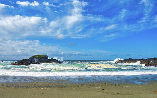 Landscape Art Print featuring the photograph South Beach Vista by Allan Van Gasbeck