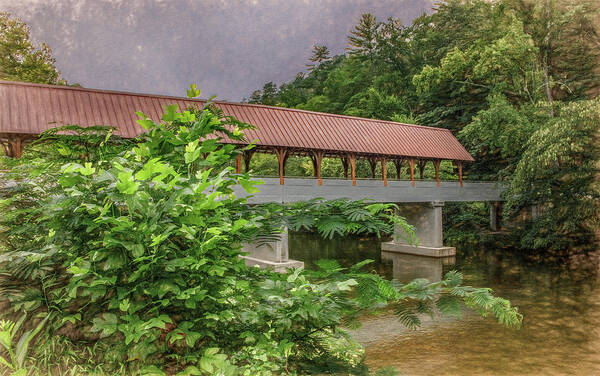 Tennessee Art Print featuring the photograph Tennessee Covered Bridge by Marcy Wielfaert