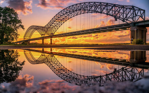 Birthplace Of Rock 'n Roll Art Print featuring the photograph The Bridge by Darrell DeRosia
