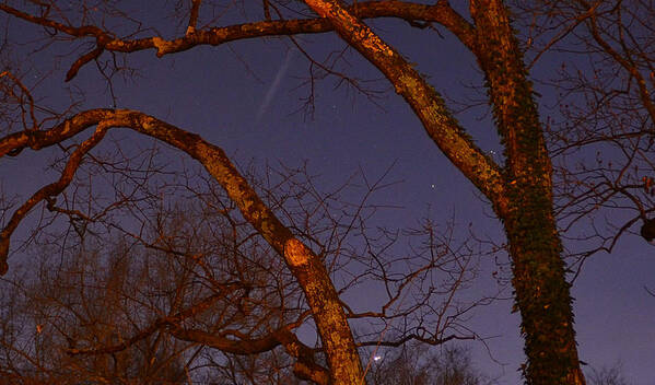 Jupiter Art Print featuring the photograph The Great Conjunction Of Jupiter and Saturn by Ally White