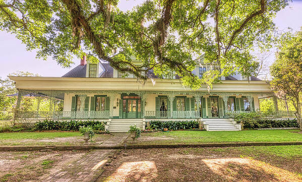 Mrytles Plantation Art Print featuring the photograph The Mrtyles Plantation by Dana Foreman