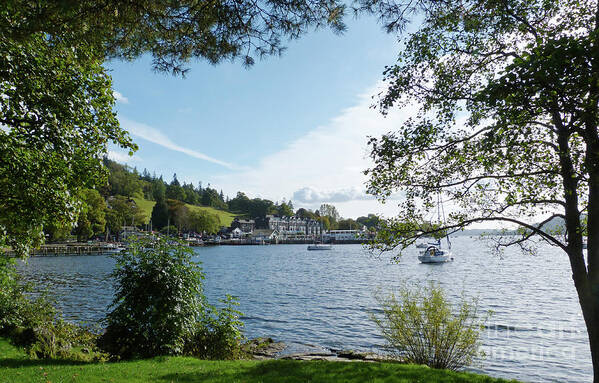 Waterhead Art Print featuring the photograph Windermere from Waterhead, Ambleside - England by Phil Banks