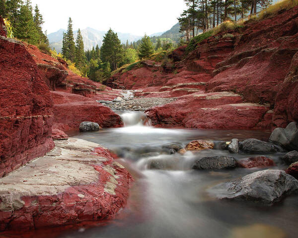 Scenics Art Print featuring the photograph Red Rock Canyon #1 by K. D. Kirchmeier