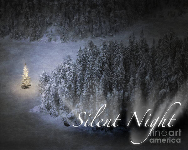 Digital Art Art Print featuring the photograph Silent Night #1 by Edmund Nagele FRPS