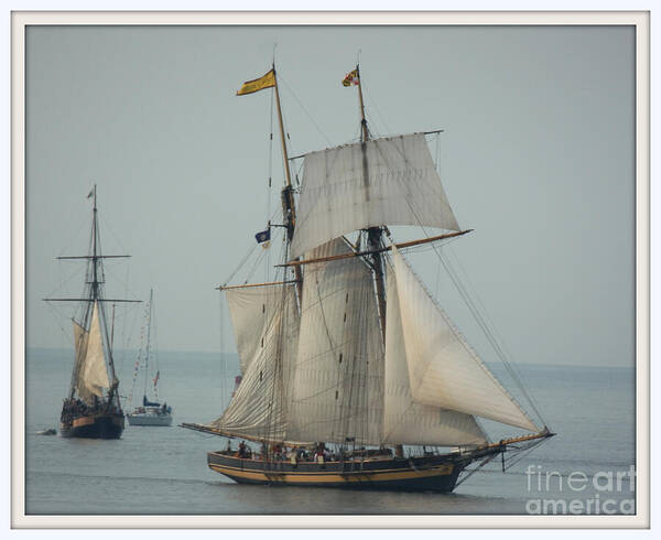 Transportation Art Print featuring the photograph 1812 Pride of Baltimore II by Marcia Lee Jones
