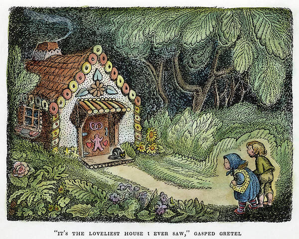 1936 Art Print featuring the drawing Grimm Hansel And Gretel #19 by Granger