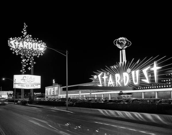 Photography Art Print featuring the photograph 1960s Night Scene Of The Stardust by Vintage Images