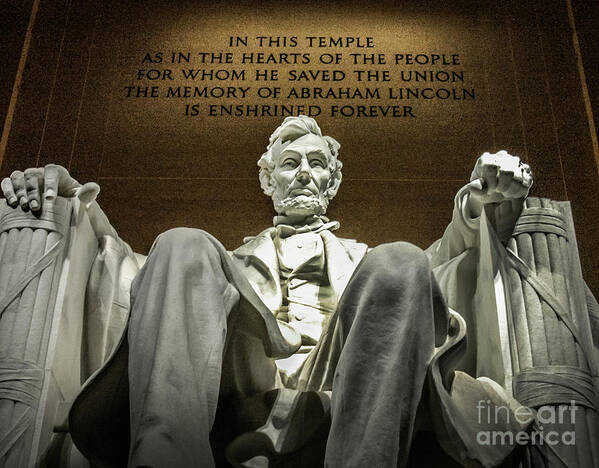 Building Art Print featuring the photograph Lincoln #2 by Michael Arend