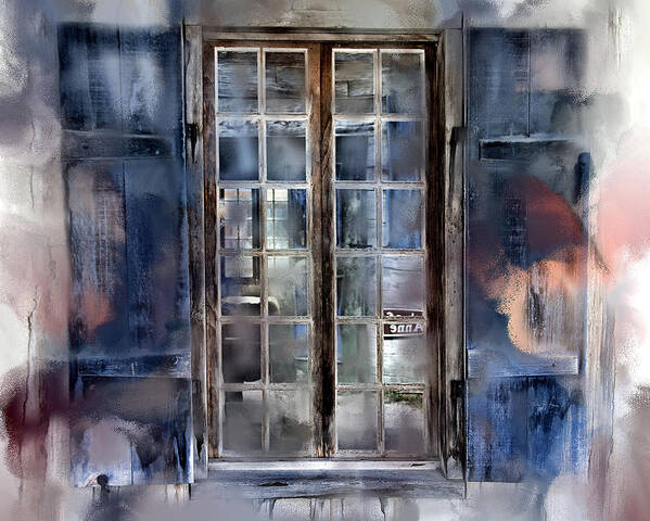 Evie Art Print featuring the photograph A Window into the Past by Evie Carrier