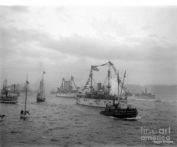 Historic Ships Art Print featuring the photograph Admiral Dewey by William Haggart