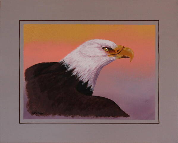 Eagle Art Print featuring the painting American Legacy by Bob Williams
