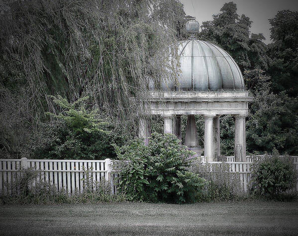 Gazebo Art Print featuring the photograph Andrew Jackson Home-Garden by Kathy Williams-Walkup