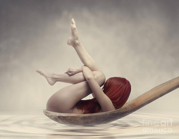 Woman Art Print featuring the photograph Beauty Bath by Jelena Jovanovic