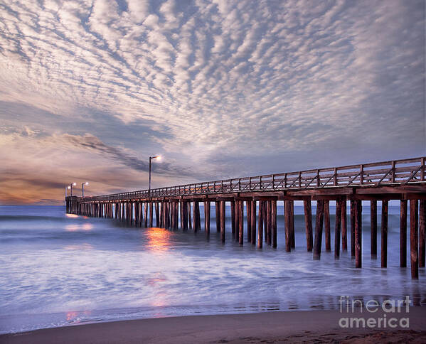 California Art Print featuring the photograph Cayucos Pier by Alice Cahill