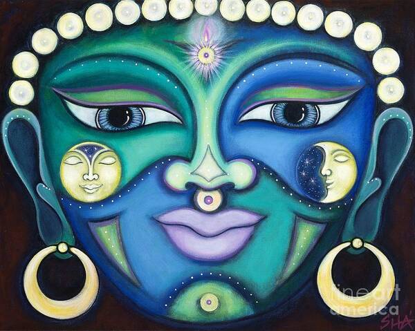 Artist Sharron Cuthbertson Art Print featuring the painting Creator Spirit by Sharron Cuthbertson Artist Sharron Cuthbertson Art Print featuring the painting Creator Spirit by Sharron Cuthbertson
